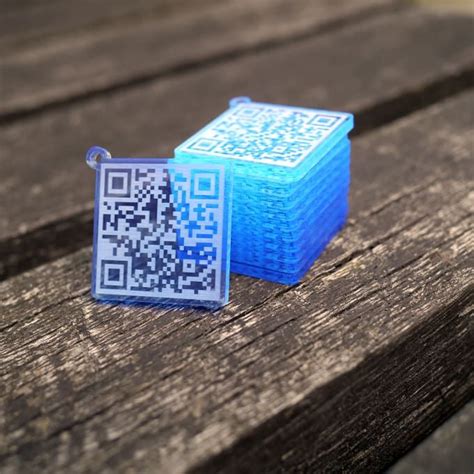 For only $5, underlaser will make a personalized qr code keychain with your url. | I will ...
