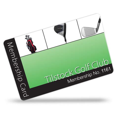 Golf Club Membership Card Printing - CPcards