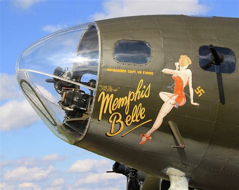 Memphis Belle Nose Art Photograph by Robert J Bourke | Pixels