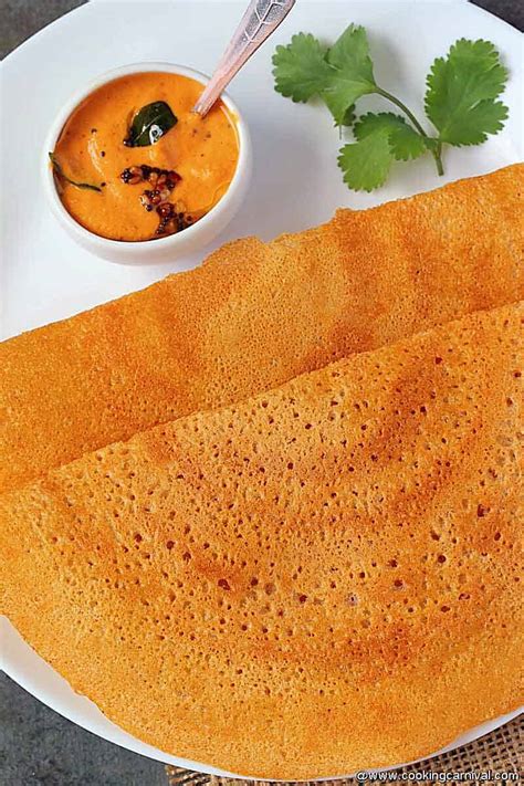 Adai Dosa - Lentil Dosa - Healthy Dosa - CookingCarnival.com