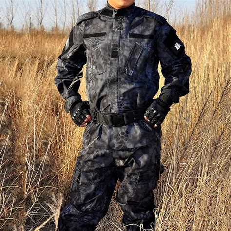 New arrival Kryptek Typhon Black camouflage military uniform BDU Army Military uniform combat ...