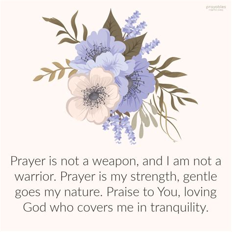 Prayer: Gentle Goes My Nature - Prayables