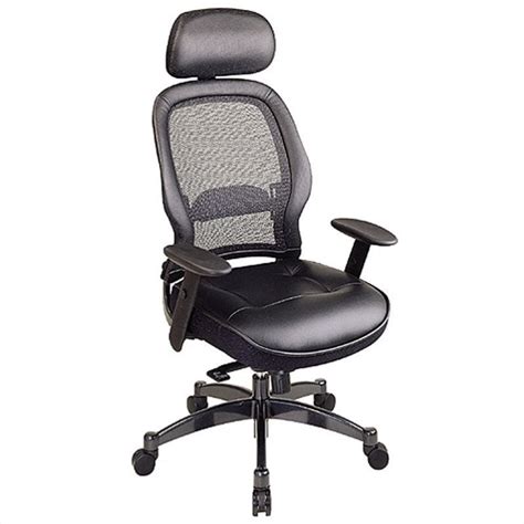 Deluxe Matrex Back Executive Office Chair with Leather Seat - 27008