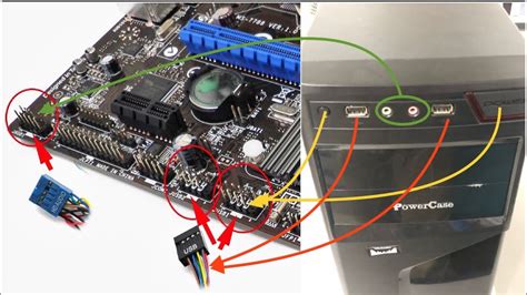 (JFP1 or JFP2) how to install front panel connector MB-MSI របៀប តម្លើង front connector - YouTube