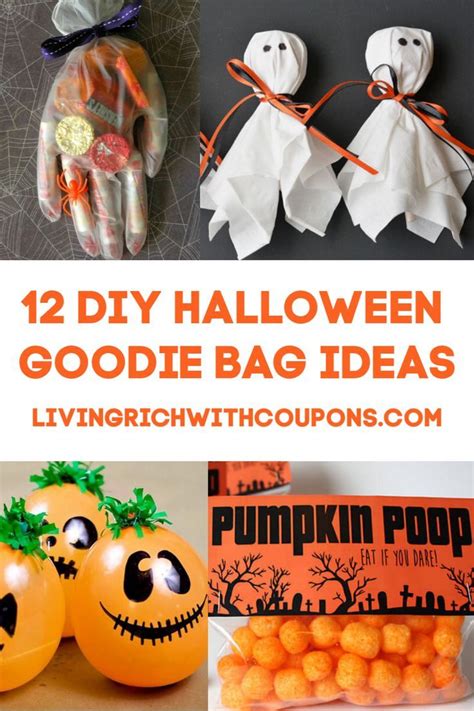 12 DIY Halloween Goodie Bag Ideas | Halloween school treats, Diy ...