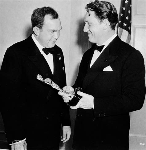 Thomas Mitchell and Spencer Tracy at the Academy Awards Ceremony 1939 ...