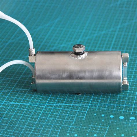 140ML/185ML Metal Fuel Tank for Gas Powered RC Car /Methanol Gasoline Engine Model - Stirlingkit