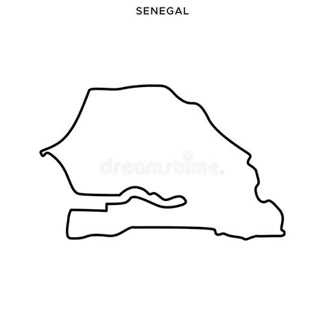 Senegal Outline Map Stock Illustrations – 900 Senegal Outline Map Stock ...