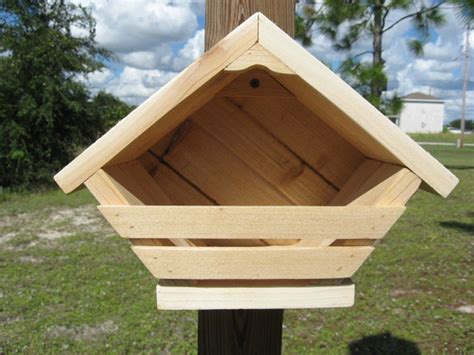 Dove solid cedar birdhouse nesting box for Mourning Doves | Etsy