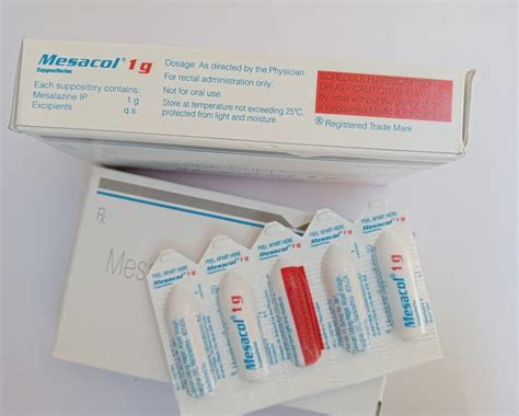 Mesalazine Suppositories BP at Rs 124/stripe | Anti Hiv Drugs in ...