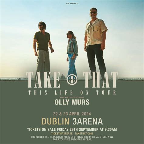 Take That Announce Irish Tour Dates For 2024