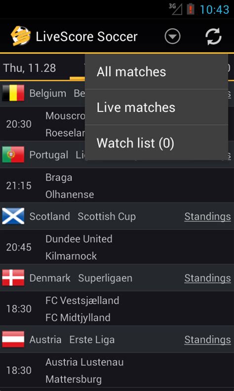 Best Android App To Watch Live Football Matches