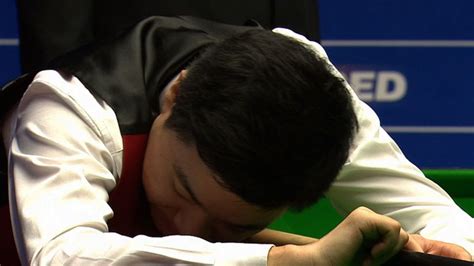 World Snooker 2016: Ding Junhui misses final black to lose frame - BBC ...