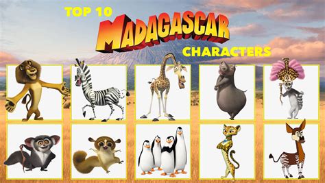 My Top 10 Favorite Madagascar Characters By Aaronhard - vrogue.co