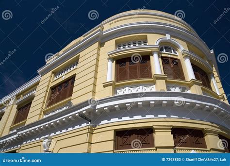 George Town Heritage Building Stock Image - Image of preserve ...