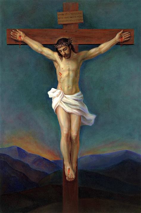 Jesus Christ On The Cross - Crucifixion by Svitozar Nenyuk
