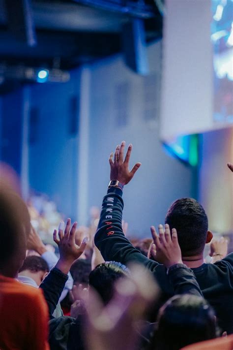 Back View Shot of Christian People Singing Together · Free Stock Photo