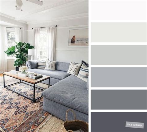 The best living room color schemes - Grey Palette