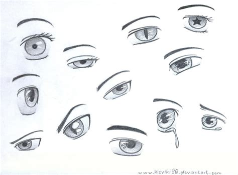 Drawings Of Anime Boy Eyes