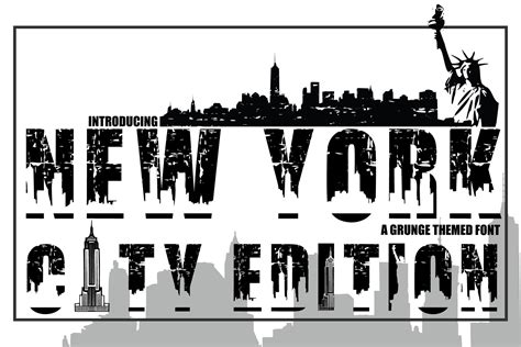 New York City Edition Font by KtwoP · Creative Fabrica