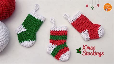 Christmas Stocking Ornament Crochet Pattern | Psoriasisguru.com