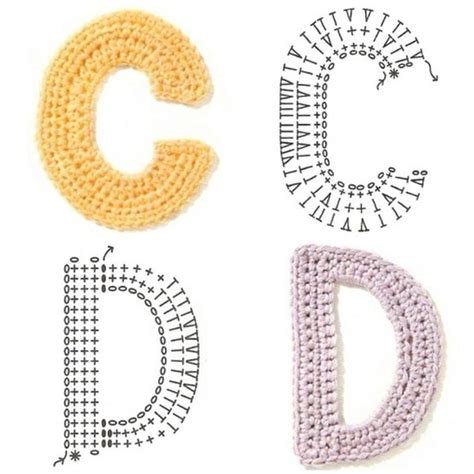 Crochet Alphabet Chart Diagram A to Z ⋆ Crochet Kingdom