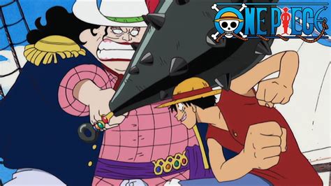 Luffy VS Alvida! Luffy usa seu "Gomu Gomu no Pistol" pela primeira vez ...