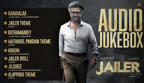 Jailer: Tracklist, Audio Jukebox of the Rajinikanth starrer out now ...