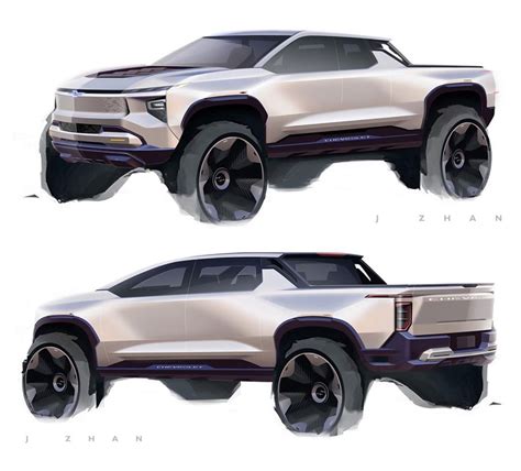 GM Design Team Show Off Future Chevy Truck Design Sketches