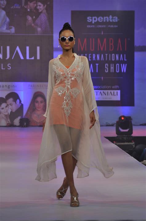 Indian Models walking the ramp at the Fashion Show at Mumbai International Boat Show in Mumbai 4 ...