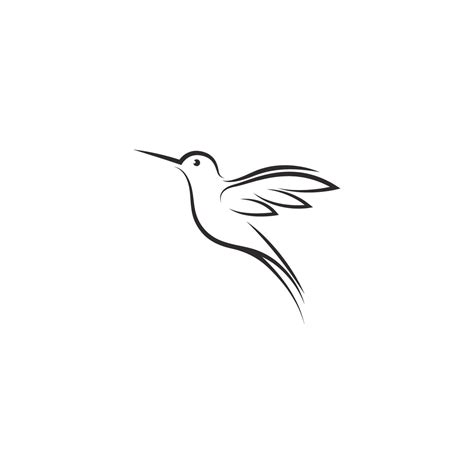 Hummingbird icon logo design 9790117 Vector Art at Vecteezy