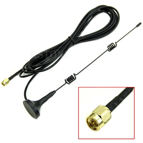 ANENG High Quality New 2.4GHz SMA 7 dBi Wireless Wifi WLAN Signal Booster Antenna 5X Range ...