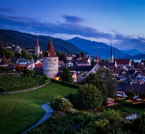 View over Zug, Switzerland