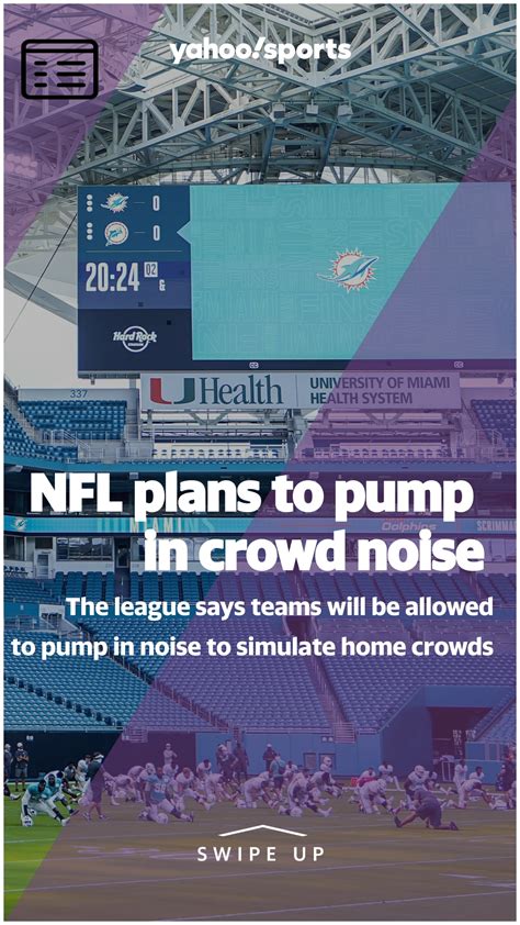 NFL plans to pump in crowd noise during games this season - Yahoo Sports