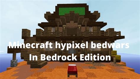 I played hypixel bedwars in Minecraft Bedrock edition for the first time - YouTube