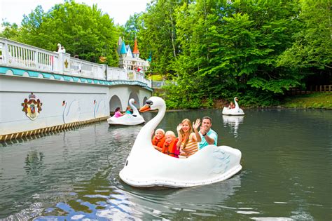 Swan Boats | Kids Water Ride | Story Land