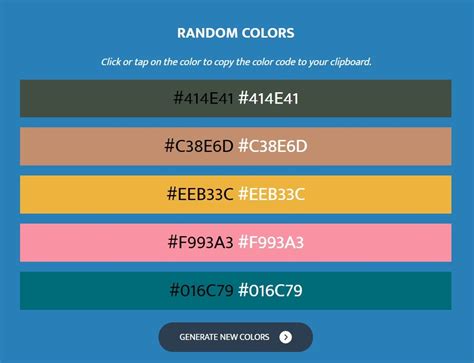 Best Random Color Palette Generators Available for Free