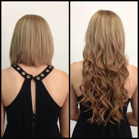 Before And After Micro Bead Extensions On Short Hair - Best Hairstyles ...