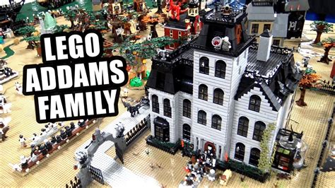 Huge LEGO Addams Family City with Graveyard, Forrest, Carnival & More! - YouTube