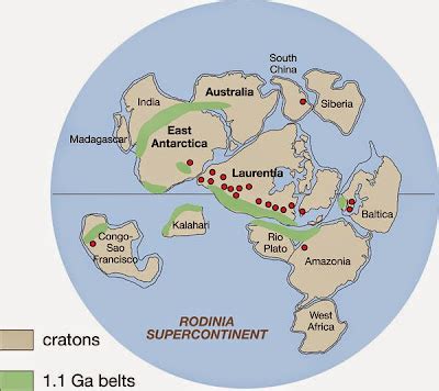 Rodinia Map