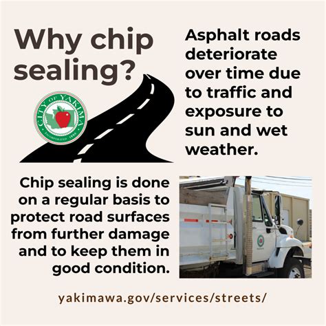 Chip Seal Program Begins June 26th | News – City of Yakima