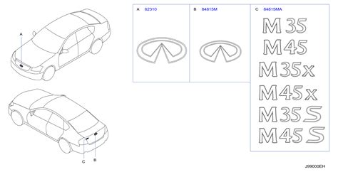 Infiniti M35 Grille Emblem (Front) - 62890-EH200 | INFINITI, San Jose CA