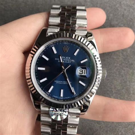 Rolex Datejust Blue Dial 41mm • Super Clone Watches