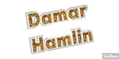 Damar Hamlin セレブリティ アニメーションGIFロゴデザイン | TextStudio