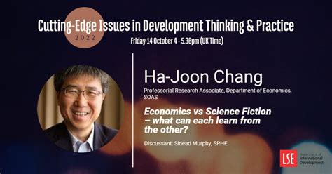 Ha-Joon Chang on Economics v Science Fiction and other great ways to ...