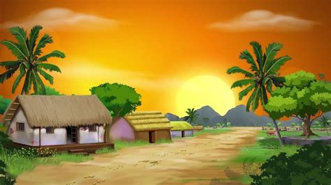 Indian village cartoon background | Nature background images, Cartoon background, Nature backgrounds