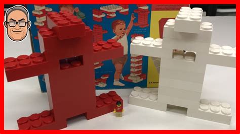 LEGO JUMBO BRICKS! SET 041 From 1964! - YouTube