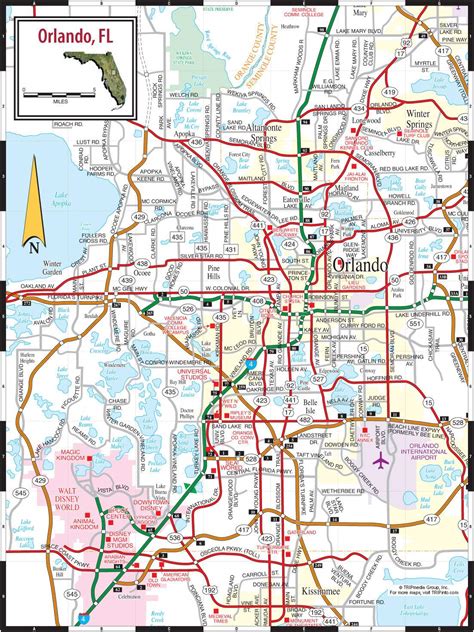 Large Orlando Maps for Free Download and Print | High-Resolution and Detailed Maps