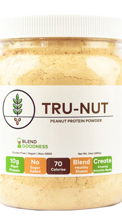 Peanut Protein Powder – Tru-Nut Powdered Peanut Butter