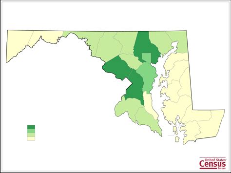 Maryland County Population Map Free Download